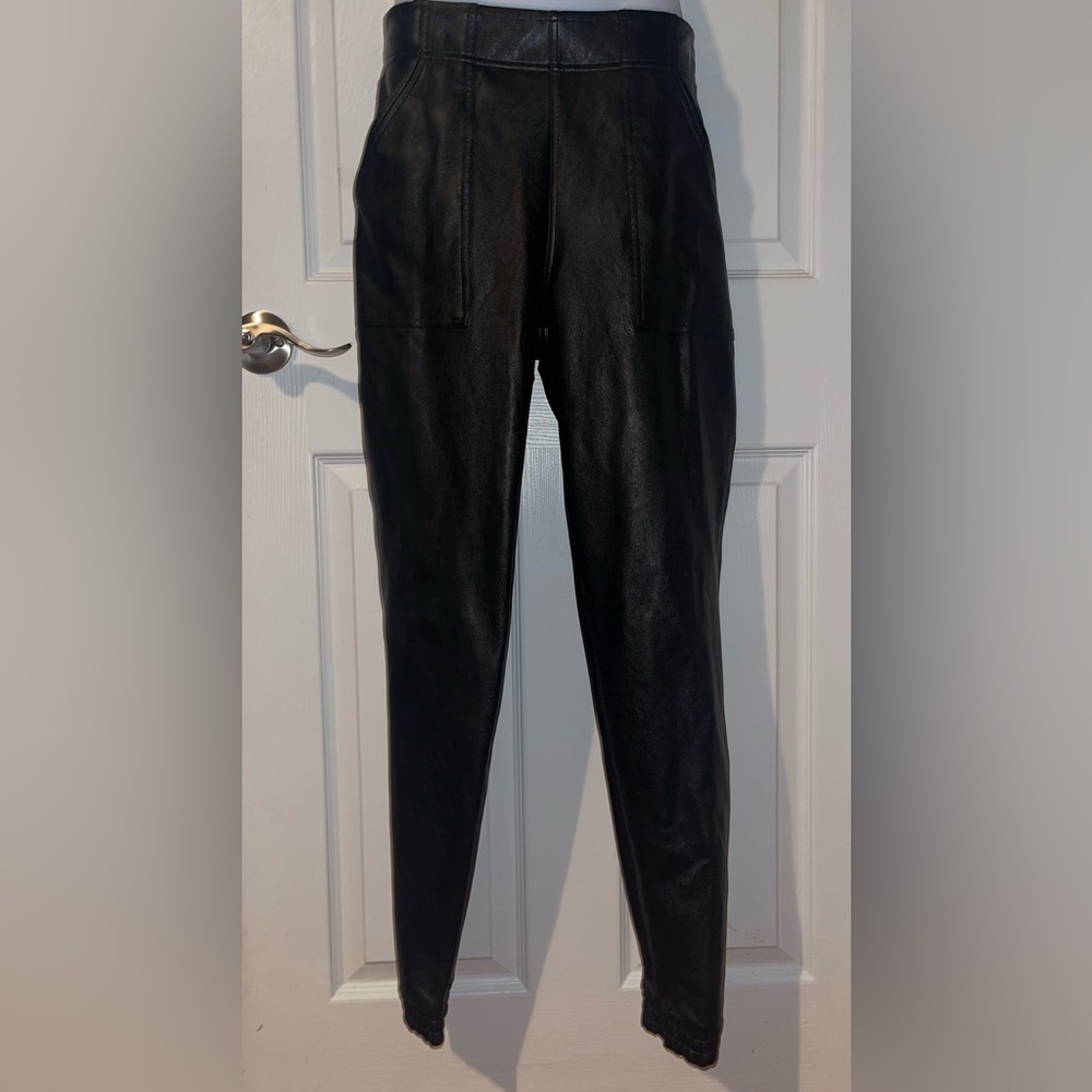 SPANX leather joggers